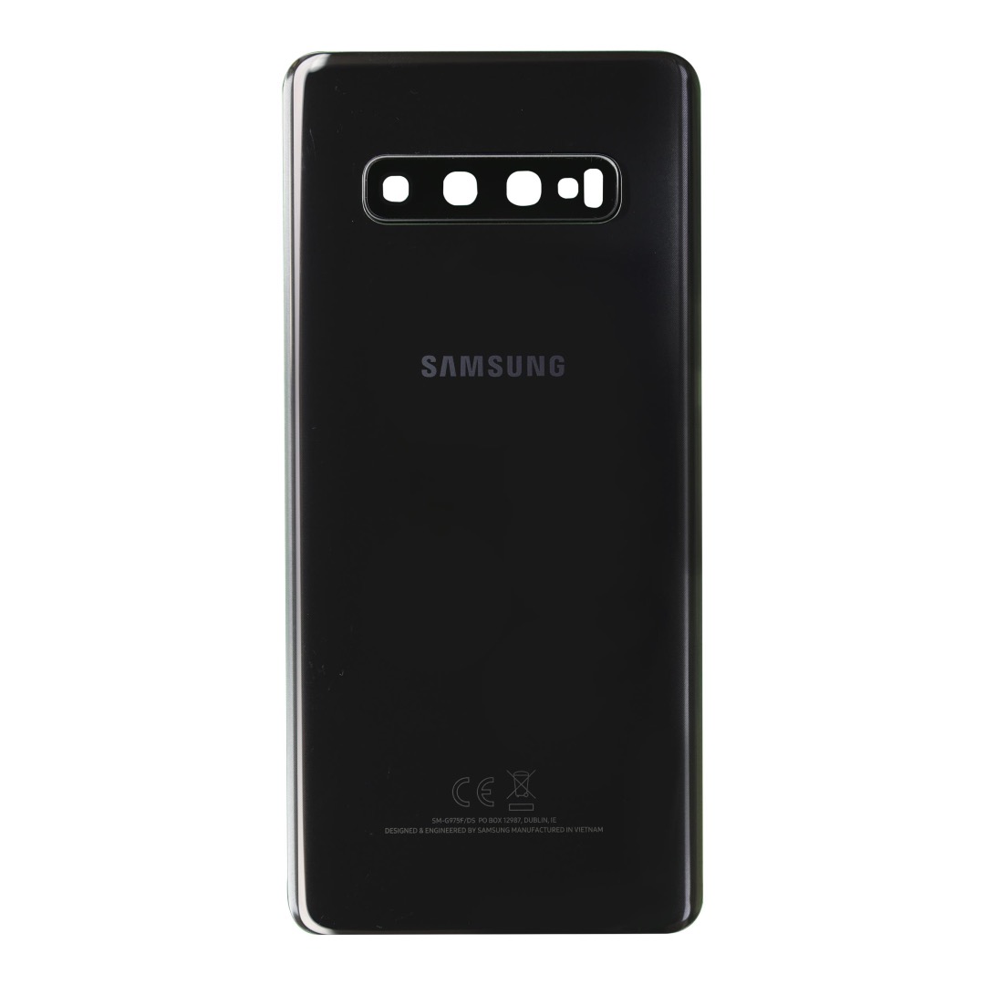 back glass s10+ black