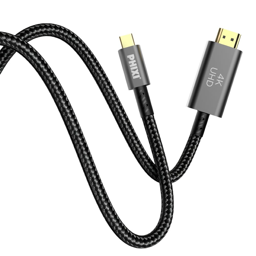Phixi Force HD14 HDMI 4K Type C - HDMI cable