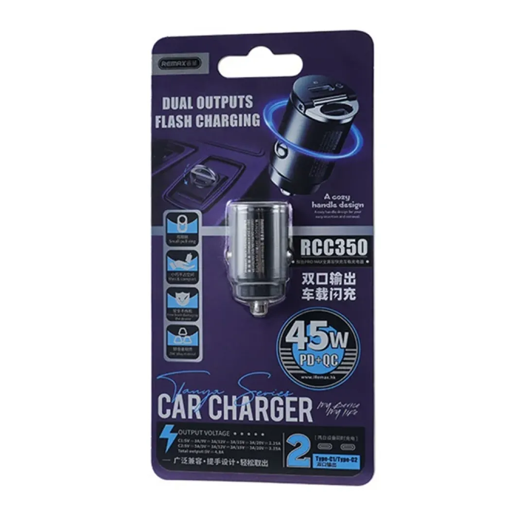 REMAX TANYA SERIES PD-W 45W FASR CAR CHARGER