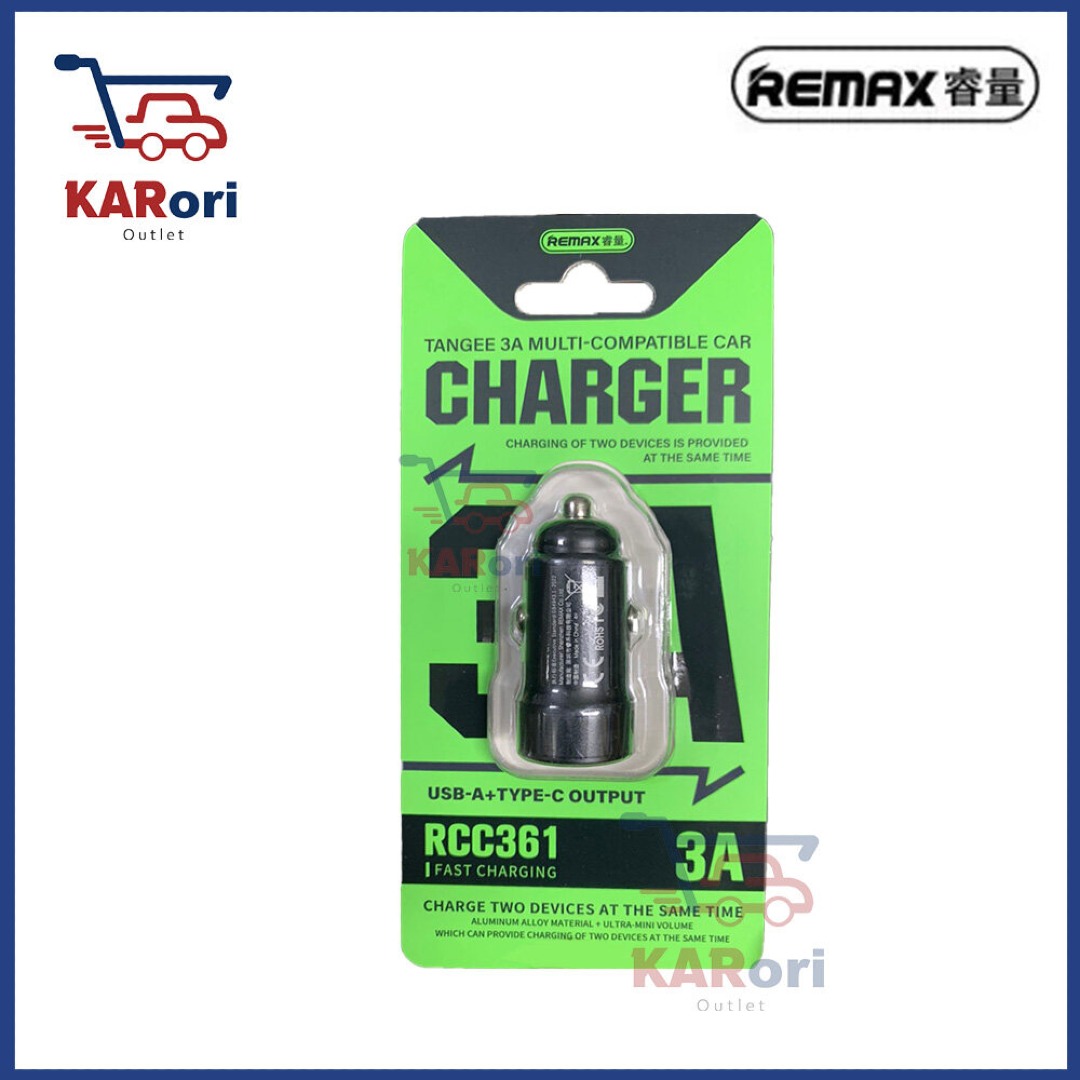 REMAX TANGEE SERIES 3A 1A+1C MULTI COMPATIBLE CAR CHARGE