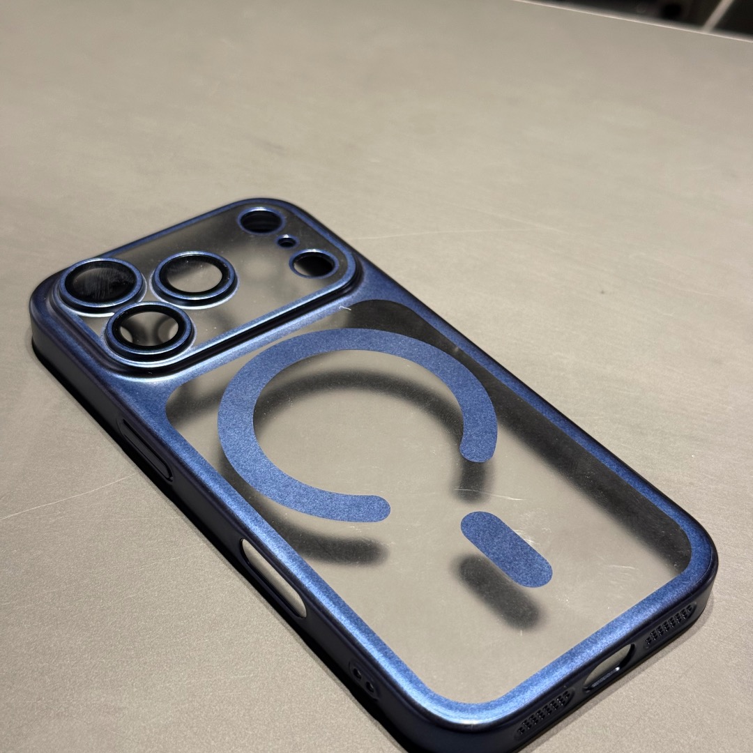 case iphone 17 pro dark blue magnetic