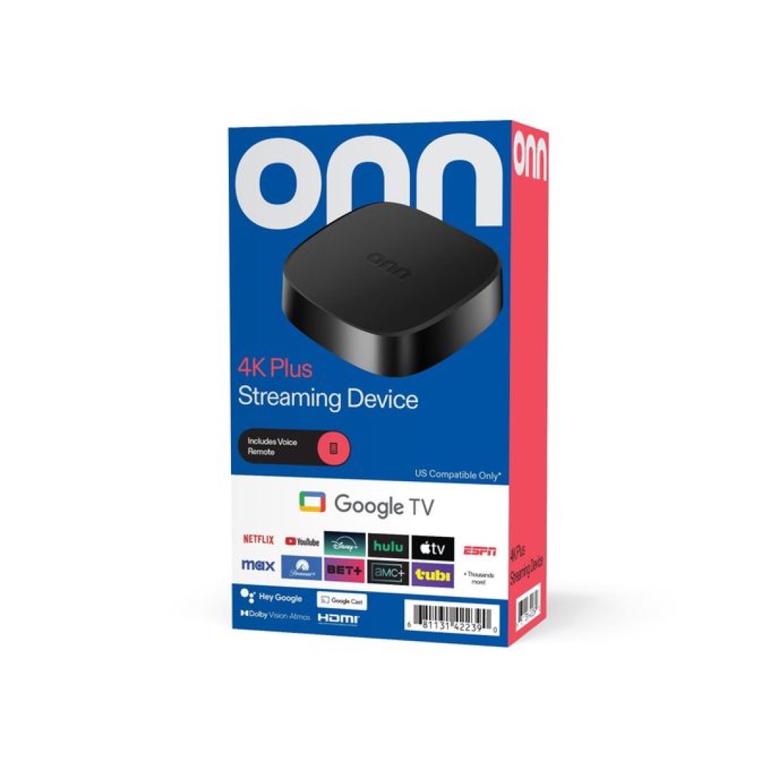 Onn Google TV 4K Plus Streaming Device 16GB